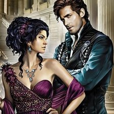 Схема вышивки «Двое»