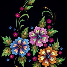 Схема вышивки «Букет»