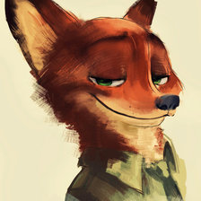 Схема вышивки «Nick Wilde From Zootopia»