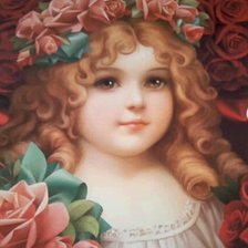 Ангел с розами