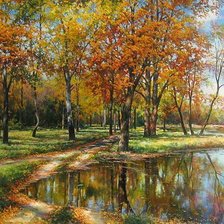 Схема вышивки «осень»