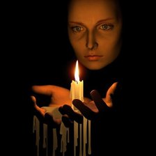 Схема вышивки «свеча»