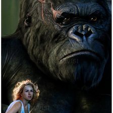 Схема вышивки «обезьяна»