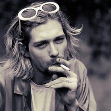 Схема вышивки «Курт Кобейн»