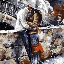 Схема вышивки «он и она»