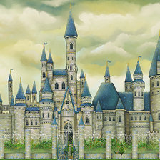 Схема вышивки «замок»