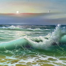 Схема вышивки «Серия "Морские пейзажи"»