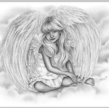 Схема вышивки «Ангел»