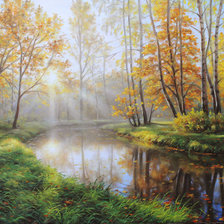 Схема вышивки «осень»