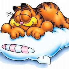 Схема вышивки «Ленивый кот»