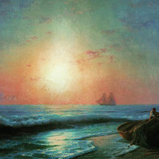 Схема вышивки «И.Айвазовский»