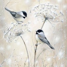 Схема вышивки «синички»