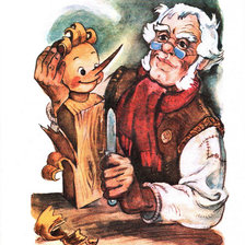 Схема вышивки «буратино»