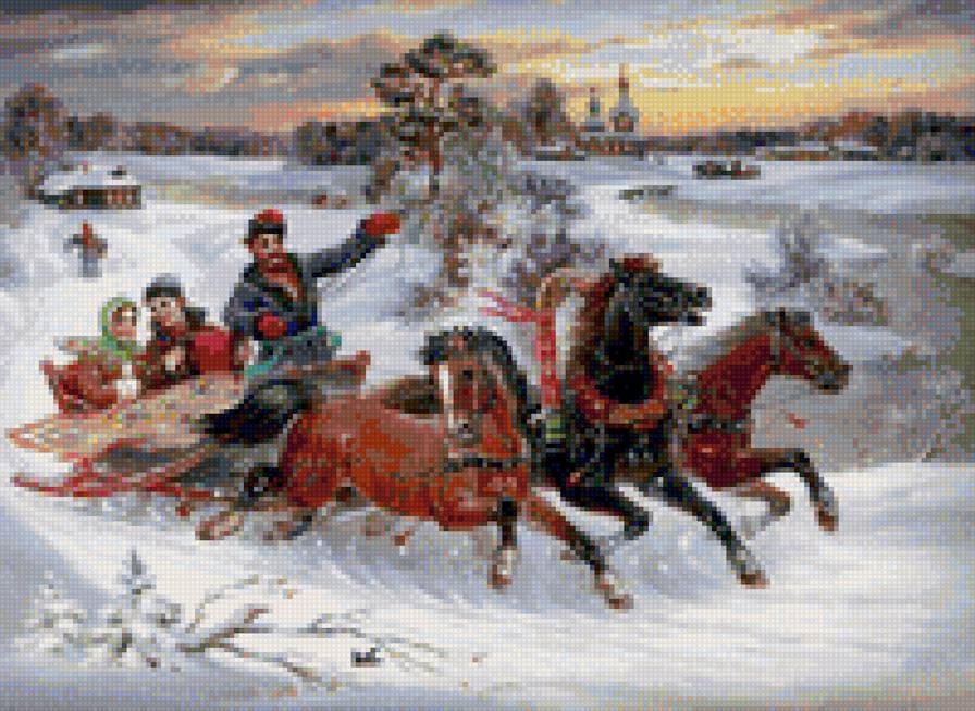 Тройка - тройка - предпросмотр