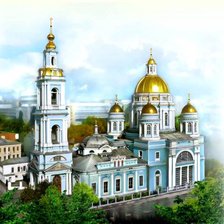 Схема вышивки «Собор»