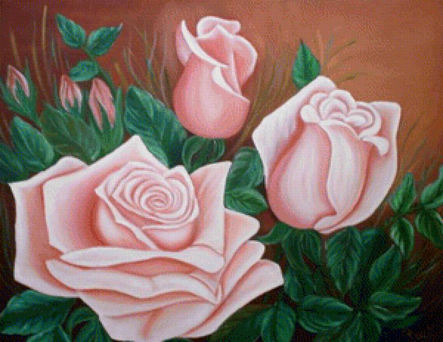 Розы - букет, цветок, роза, цветы, розы - предпросмотр