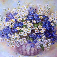 Схема вышивки «Ромашки»