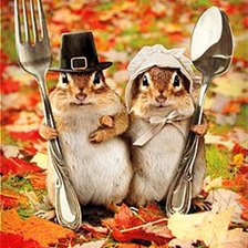 Схема вышивки «Бурундучки»