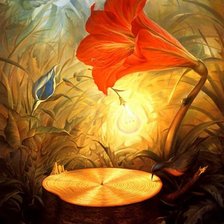 Схема вышивки «птица»