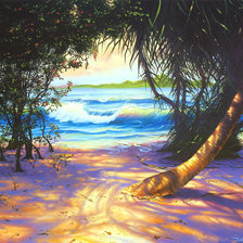 Схема вышивки «Карибские острова Джим Уоррен»