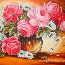 Схема вышивки «роза нежная»