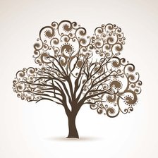 Схема вышивки «дерево»