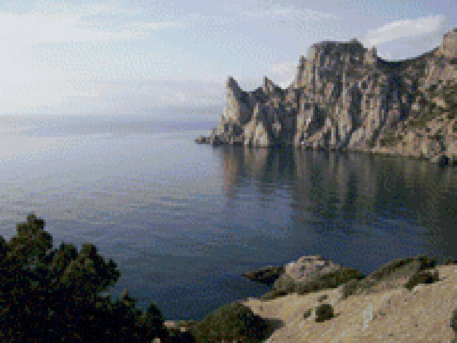 судак - пейзаж, горы, море, крым - предпросмотр