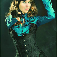 Схема вышивки «девушка»