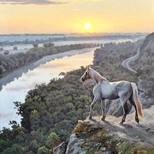 Схема вышивки «лошадь»