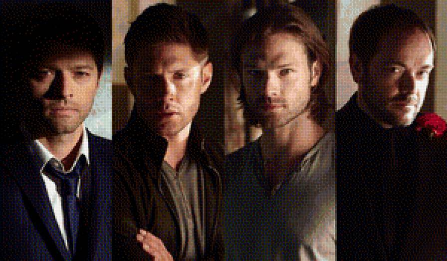 Сверхъестественное - кроули, дин, кас, сэм - предпросмотр