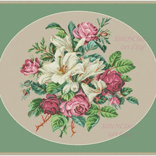 Схема вышивки «старинный рисунок»