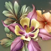 Схема вышивки «цветок»