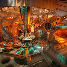 Схема вышивки «Тардис 2»