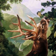 Схема вышивки «олень»