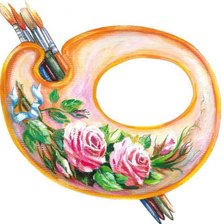 Схема вышивки «палитра»