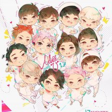 Схема вышивки «seventeen_PledisBoys»