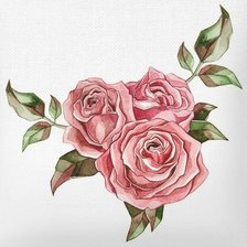 Схема вышивки «Розы»