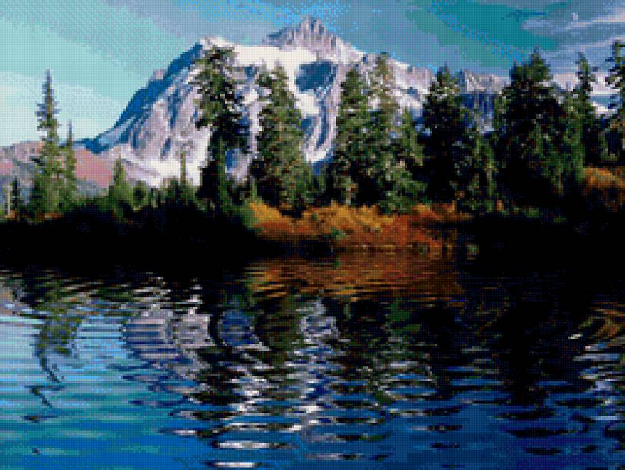 Горы море и вода - предпросмотр