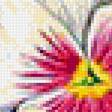 Предпросмотр схемы вышивки «Анютины глазки и бабочка» (№1190837)
