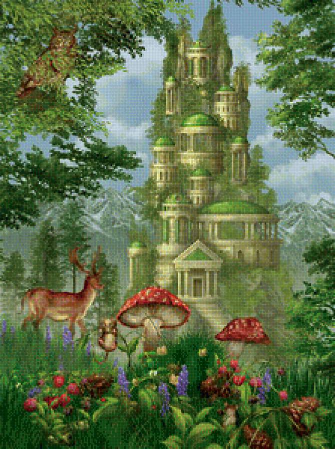 сказочный замок - сказка - предпросмотр