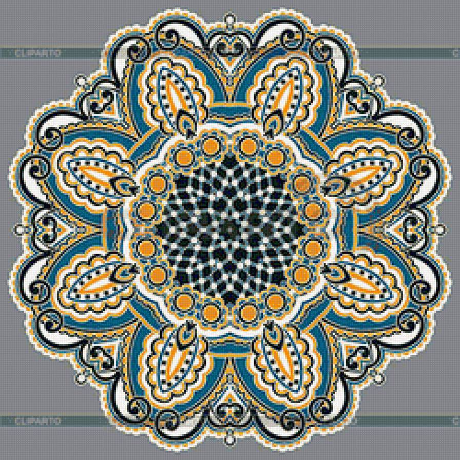 орнамент - подушка, орнамент - предпросмотр