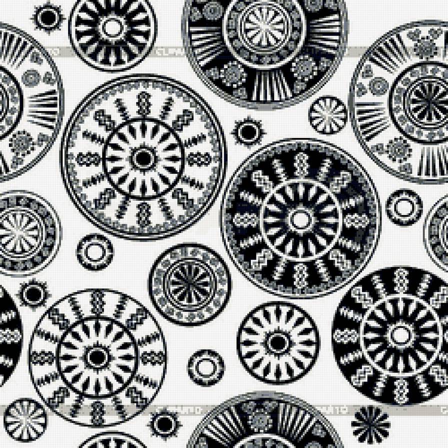 орнамент - орнамент, подушка - предпросмотр