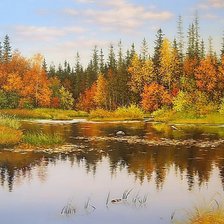 Схема вышивки «осень»