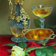 натюрморт с розой