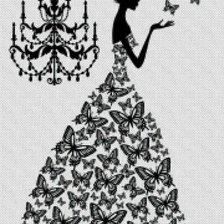 Схема вышивки «NEGRITA»