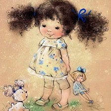 Схема вышивки «кудрявое чудо»