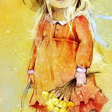 Схема вышивки «девочка»