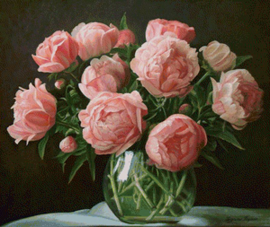 пионы - пионы, цветы, букет - предпросмотр