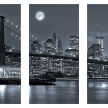 Схема вышивки «Модульная картина Нью-Йорк»