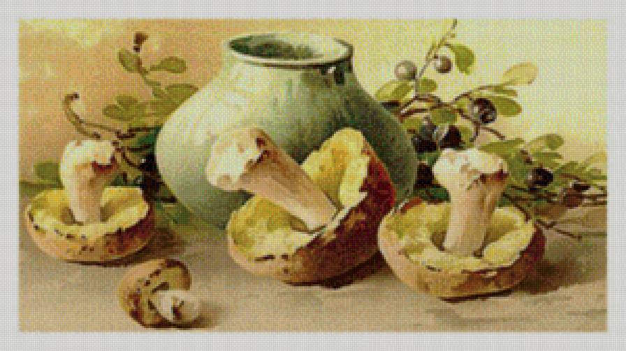 Натюрморт - вышивка крестом - предпросмотр